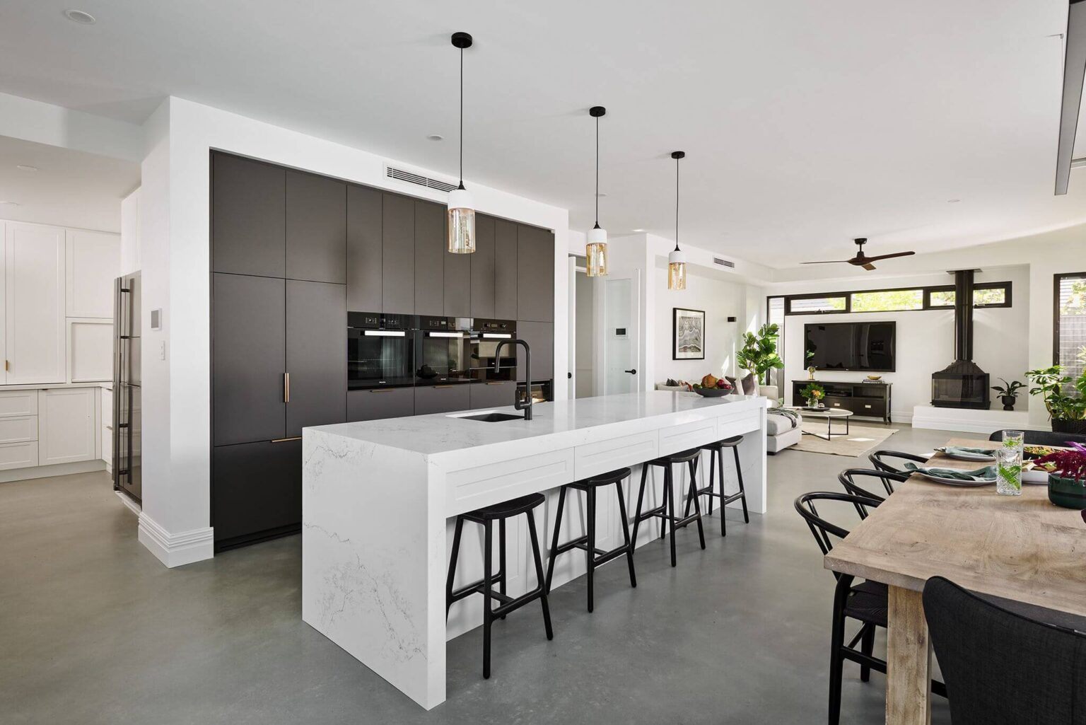 Polished concrete floors