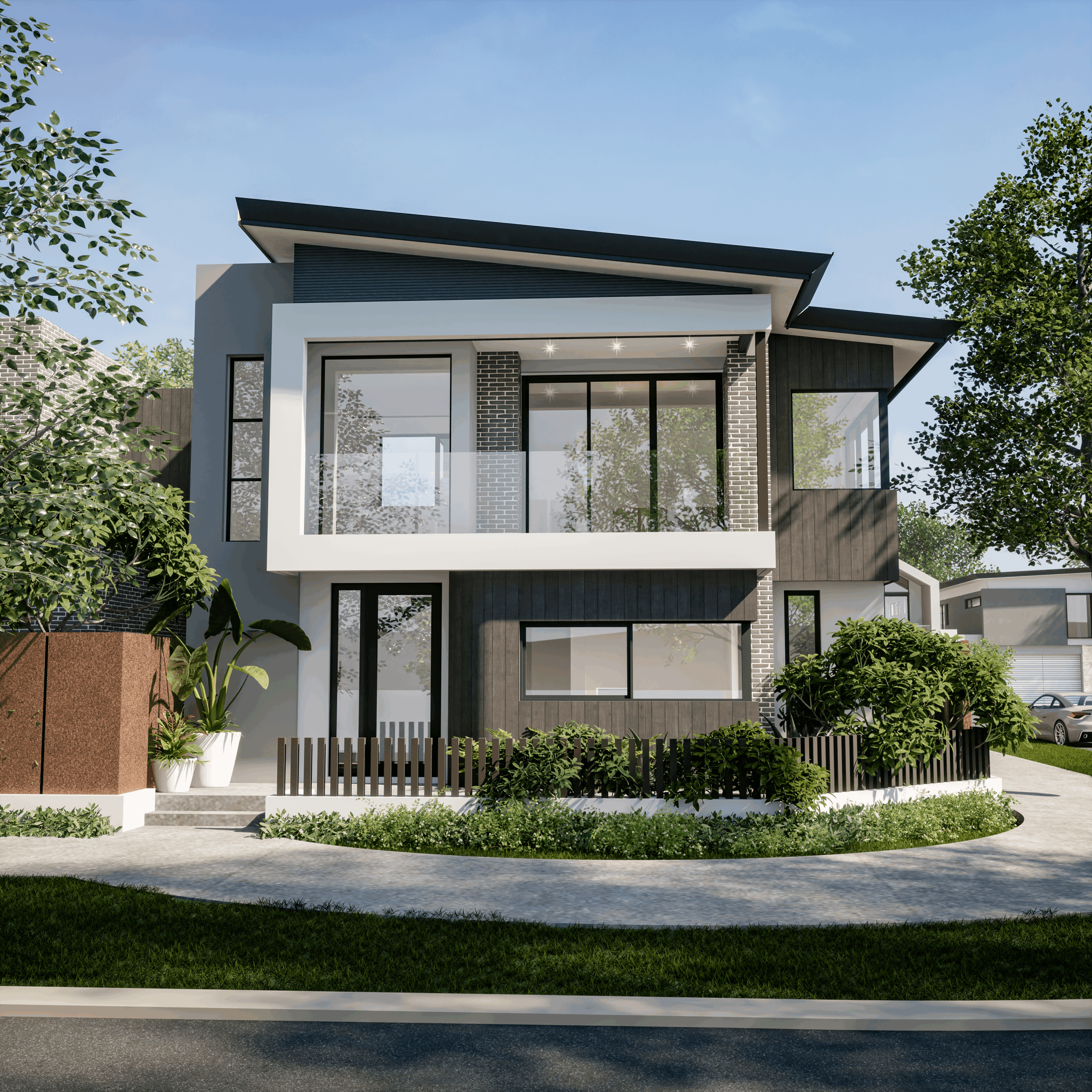 Narrow lot home designs